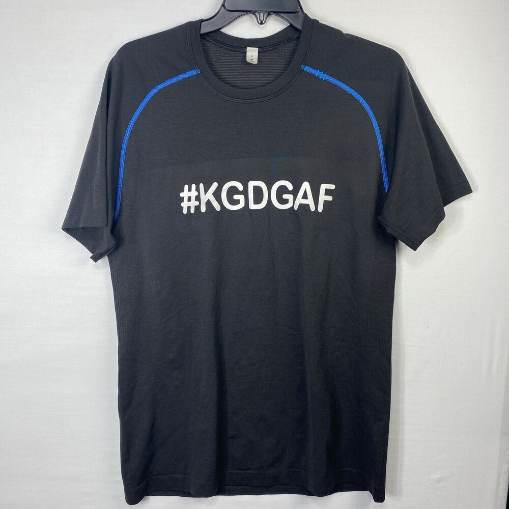 Lululemon Mens Metal Vent Tech Shirt Personalized with #KGDGAF Size Medium